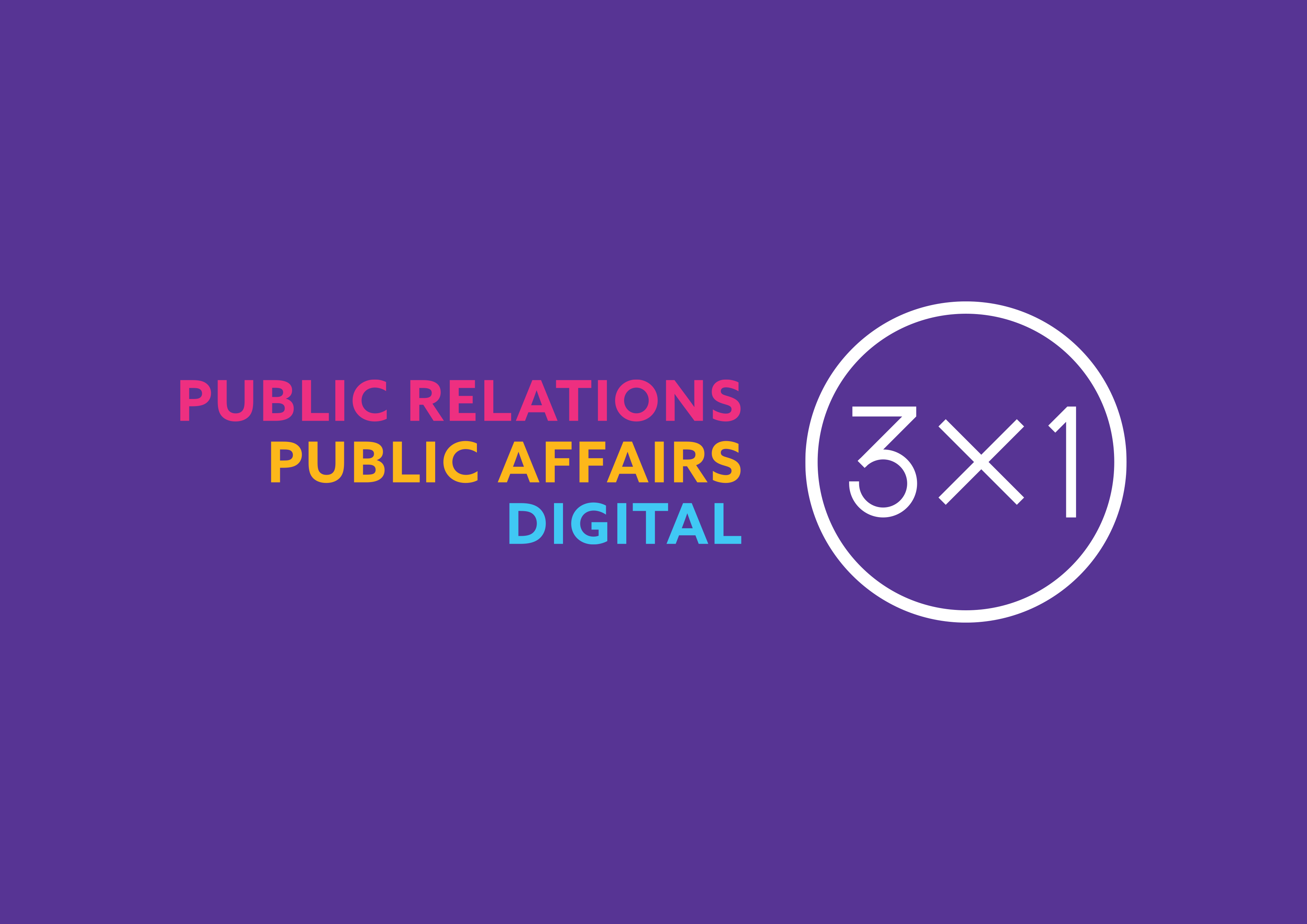 3x1 Public Relations Logo