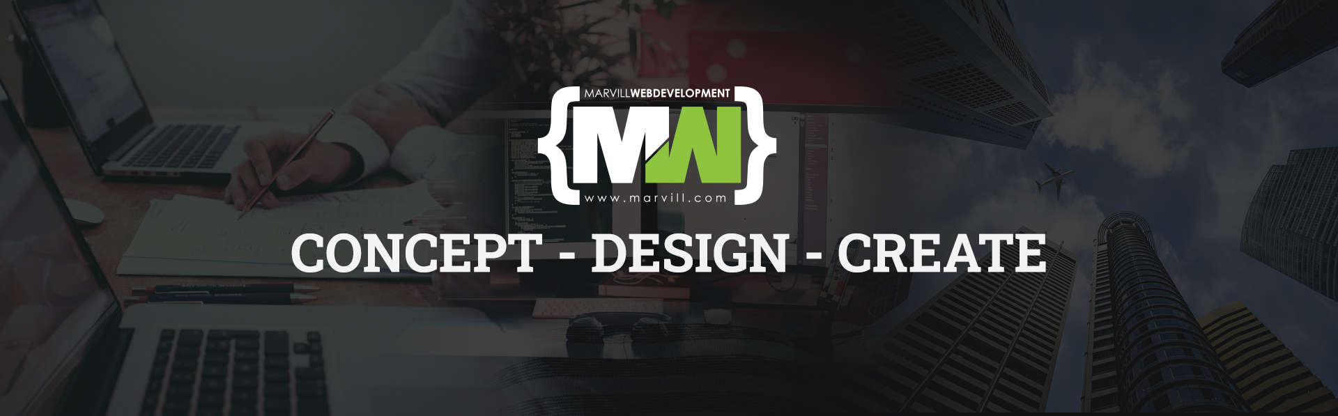 Marvill Web Development logo