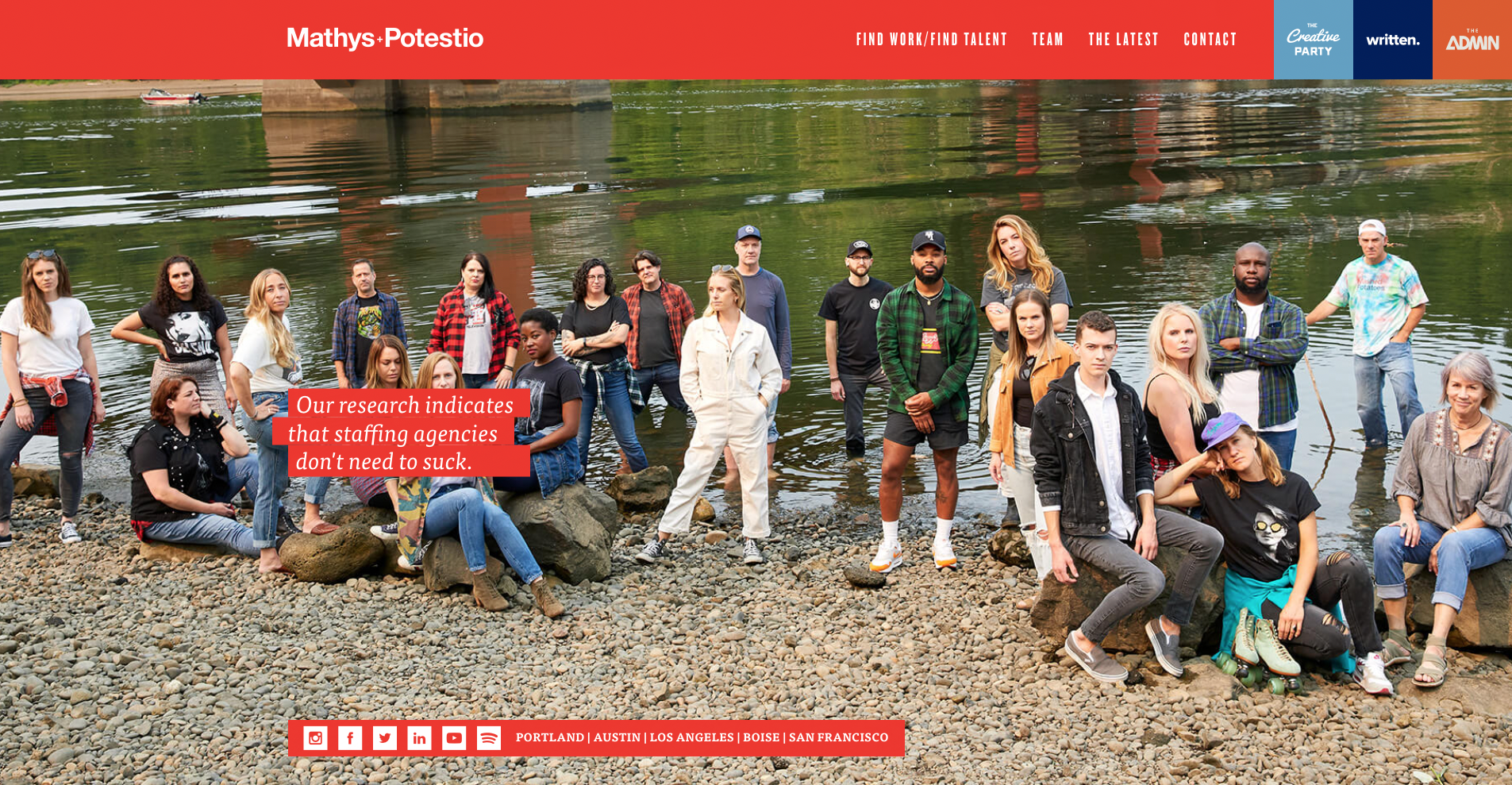 Mathys+Potestio / The Creative Party® logo