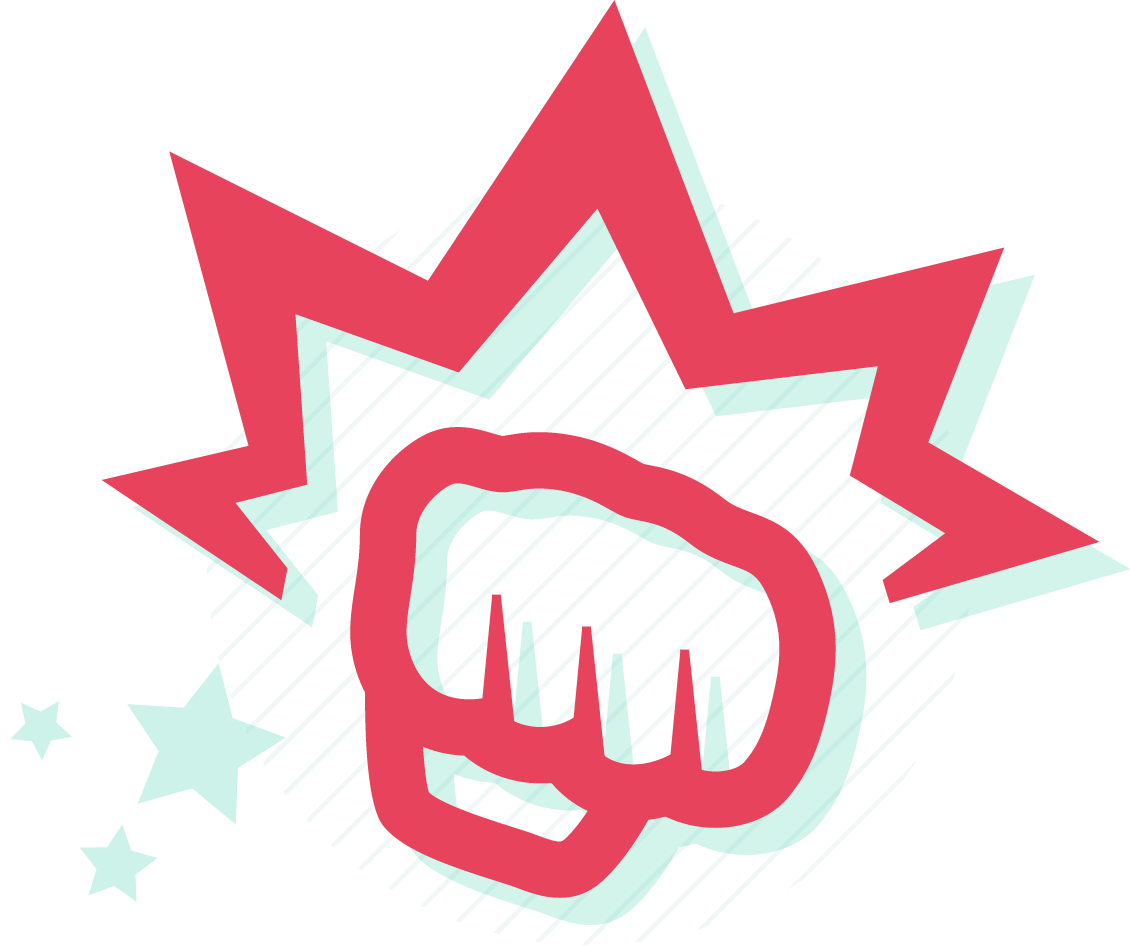 Punchy logo