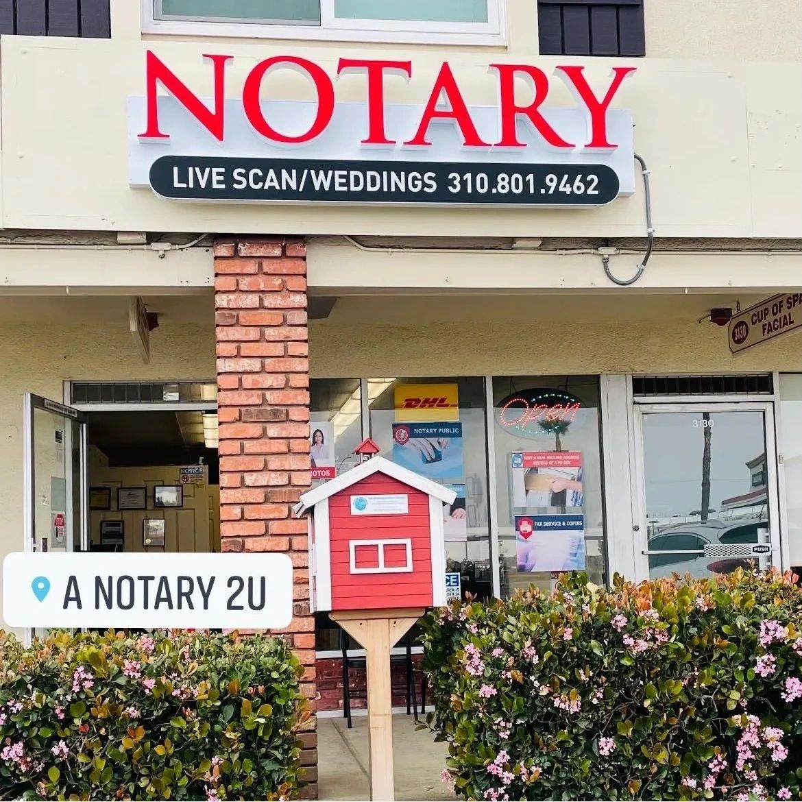 ​A NOTARY 2U logo