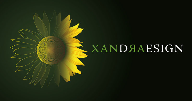 XANDRA DESIGN logo