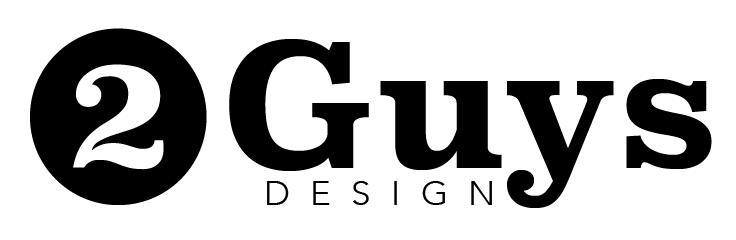 2 Guys Design logo