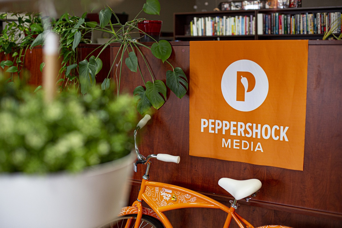 Peppershock Media logo