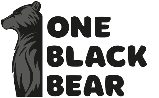 One Black Bear logo