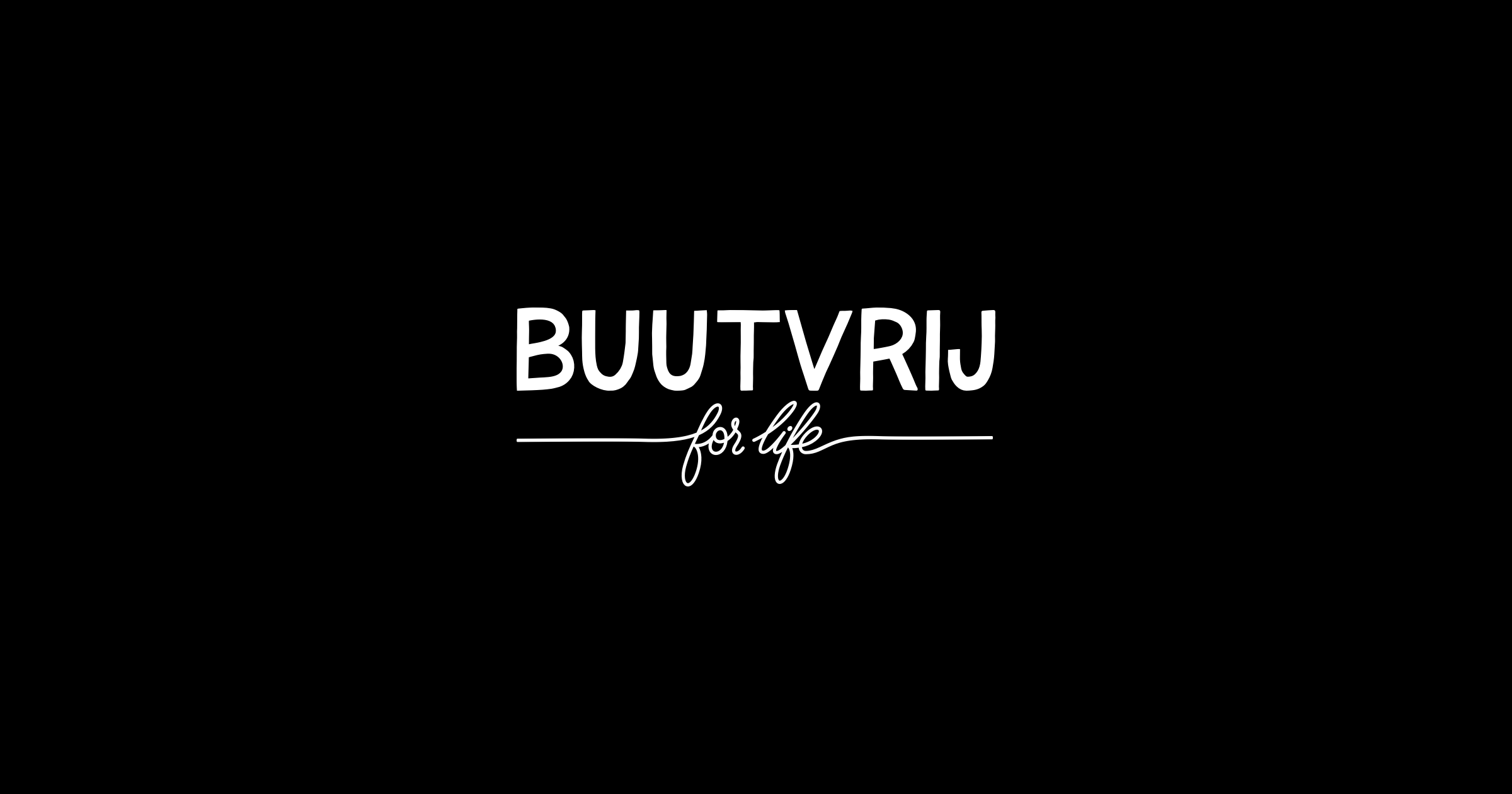Buutvrij for life logo