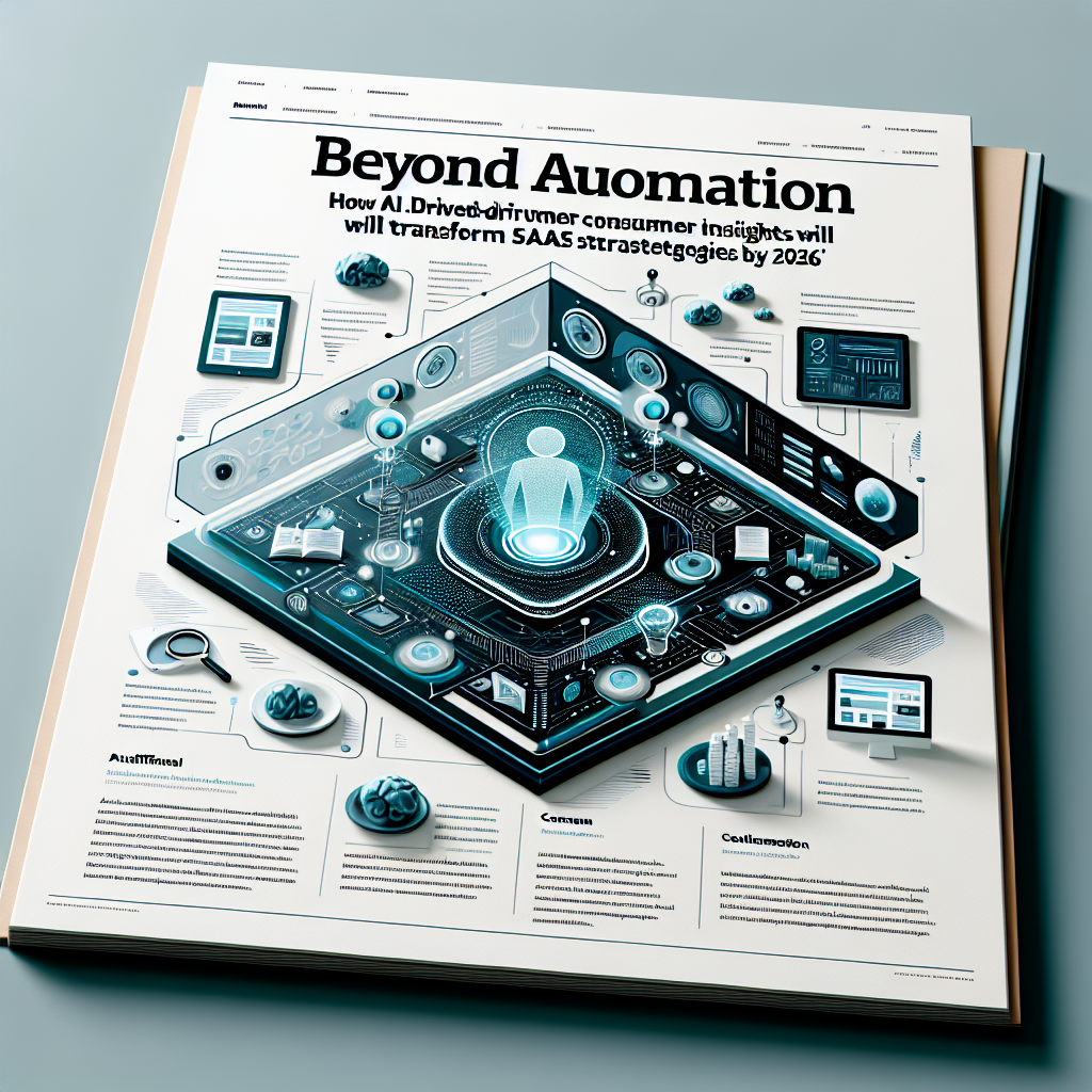 Beyond Automation How AI-Driven Consumer Insights Will Transform SaaS Strategies by 2026