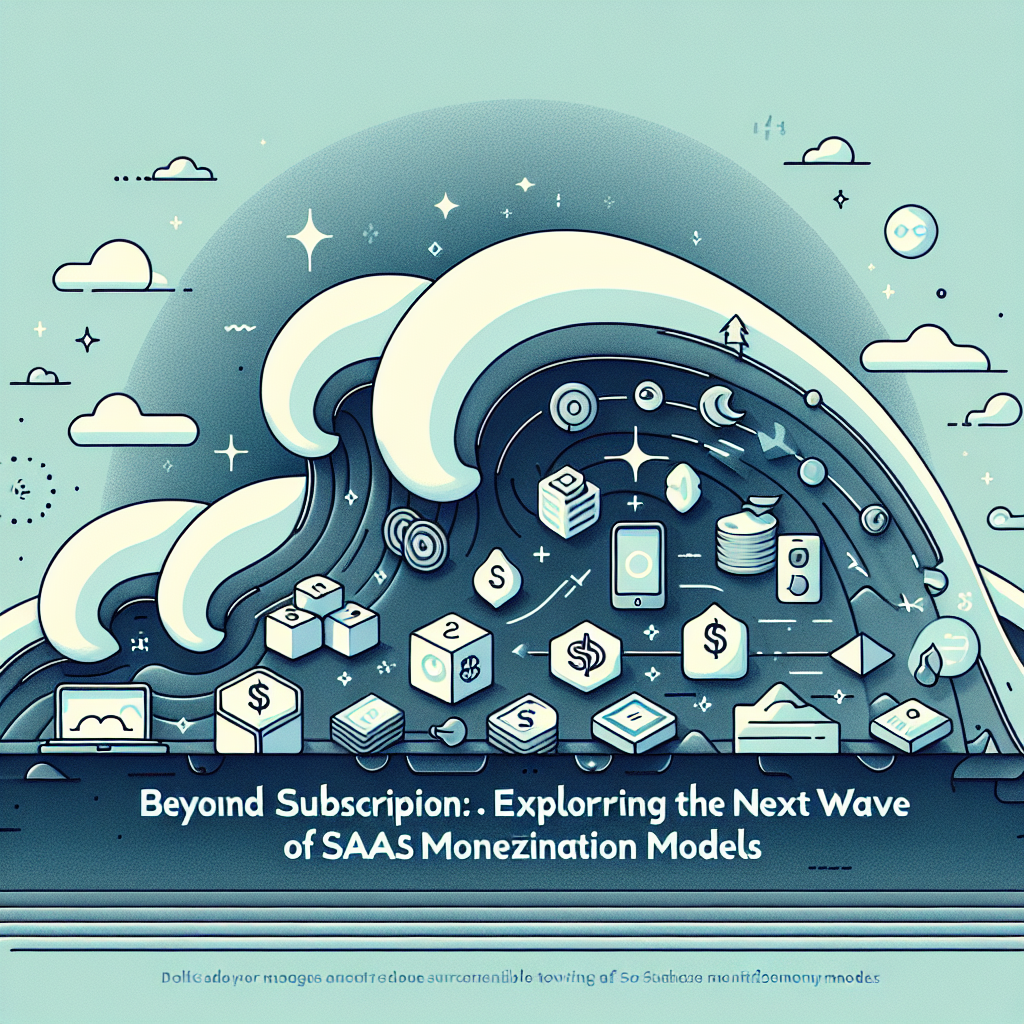 Beyond Subscription Exploring the Next Wave of SaaS Monetization Models