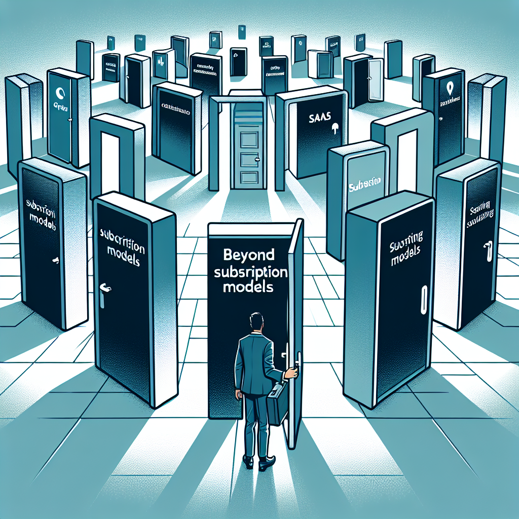 Beyond Subscription Models Exploring the Next Generation of SaaS Monetization Strategies