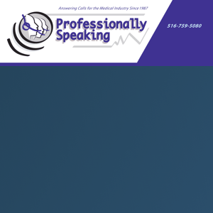 Professionally Speaking logo