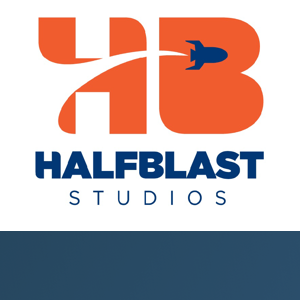 HalfBlast Studios logo