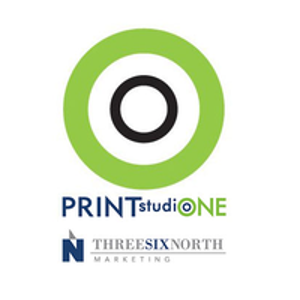 Print Studio One &amp; Three-Six North Marketing logo