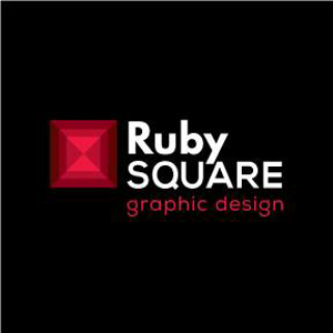 Ruby Square Graphic Design logo