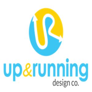 Up &amp; Running Website Design logo