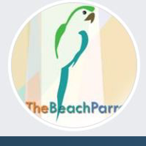 The beach parrot logo