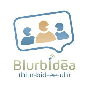 Blurbidea (blur-bid-ee-uh) logo