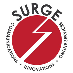 Surge Communications, Innovations and Online Services logo