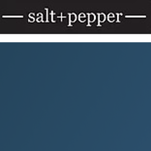 S A L T + P E P P E R design logo