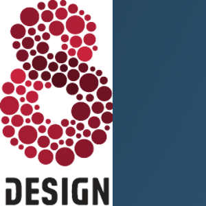 8 Design logo
