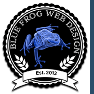 Blue Frog Web Design logo