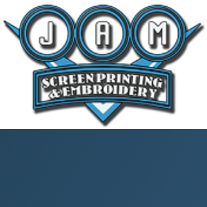 J.A.M. Screen Printing &amp; Embroidery logo