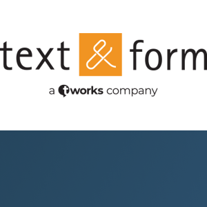 text&amp;form logo