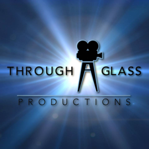 through A glass logo