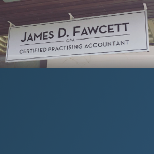 James D Fawcett logo